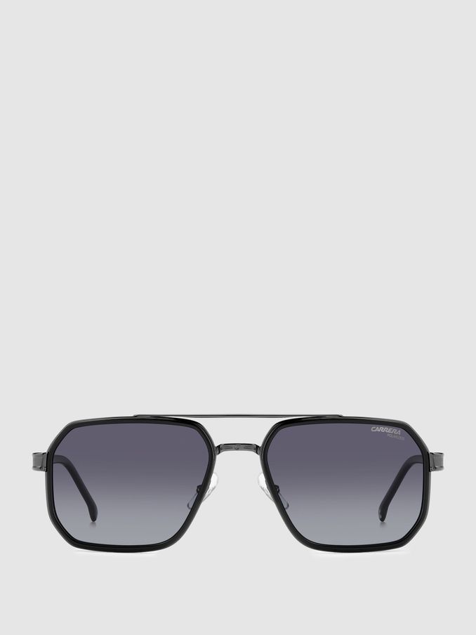 Carrera Eyewear Angular Sunglasses in Black (B17185) | £117