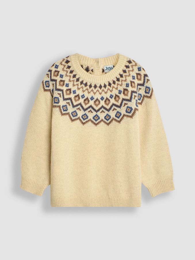 Ecru Nordic Jumper (B20321) | £14