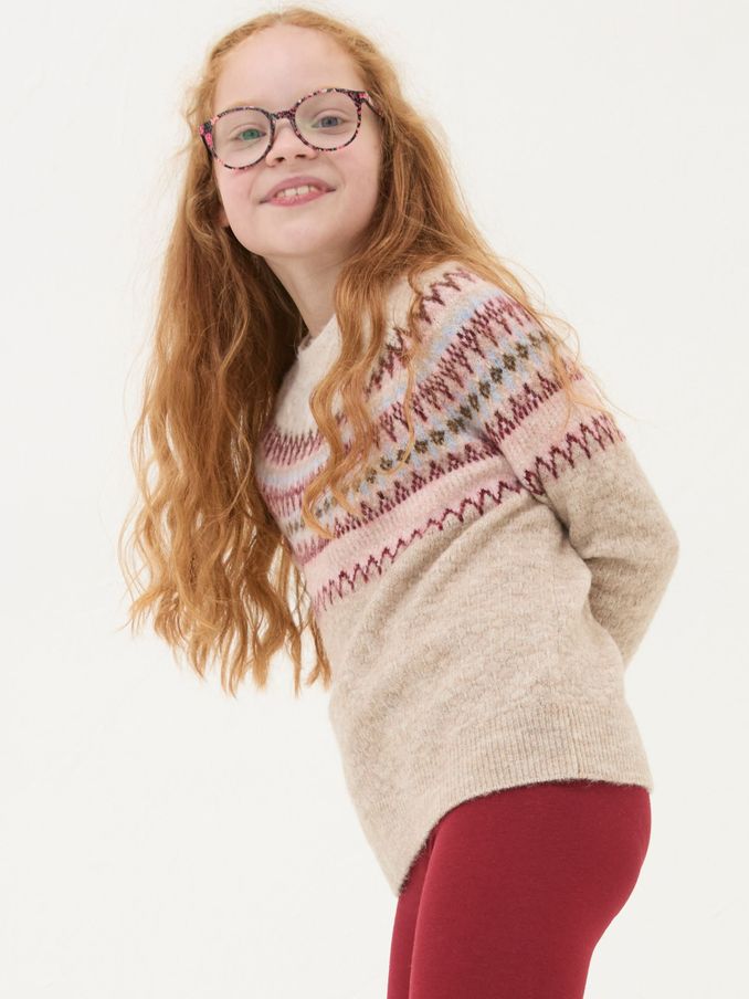 Wild Natural Fairisle Pattern Jumper (B21234) | £18