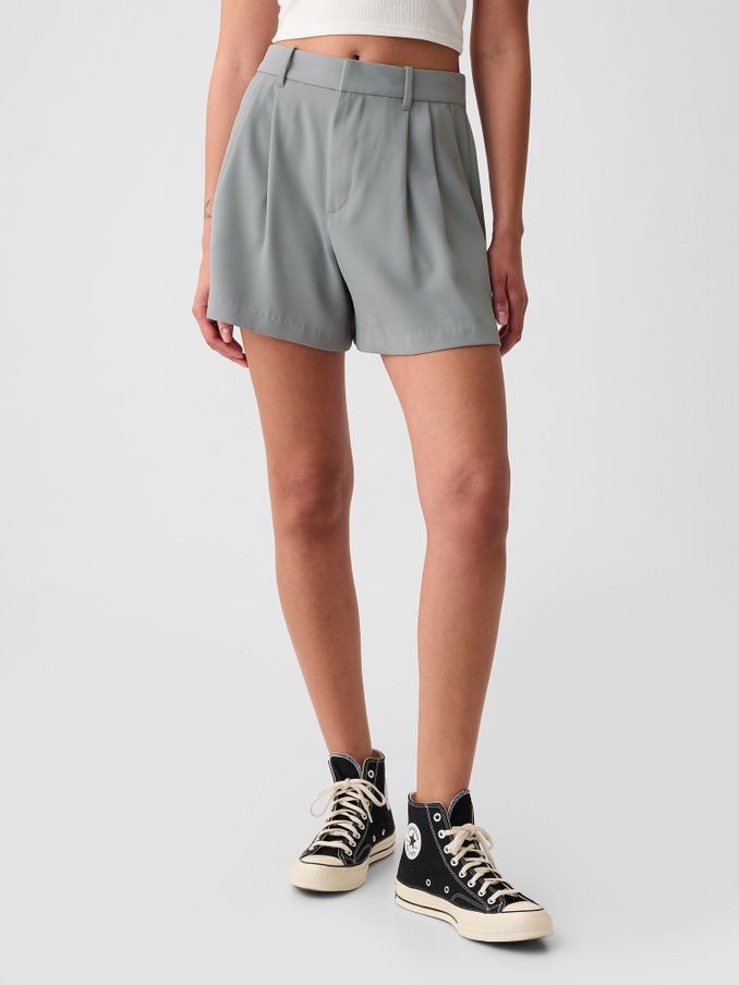 Grey 365 High Waisted Shorts (B23116) | £14