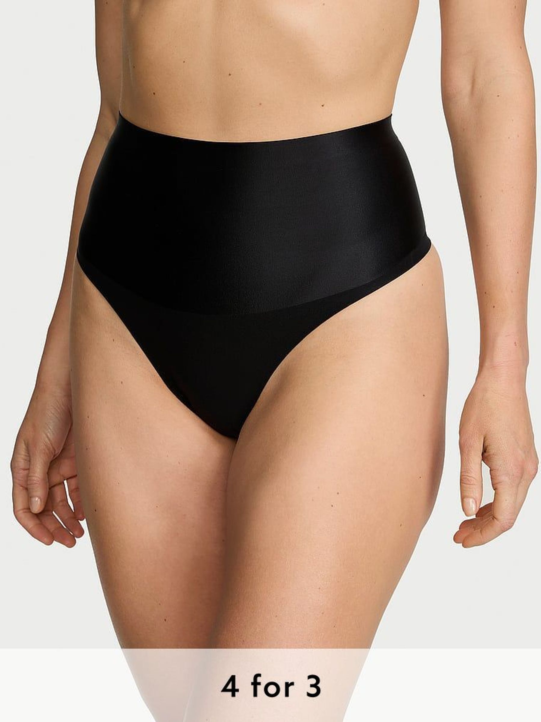 Black Thong Shaping Knickers (B24084) | £20