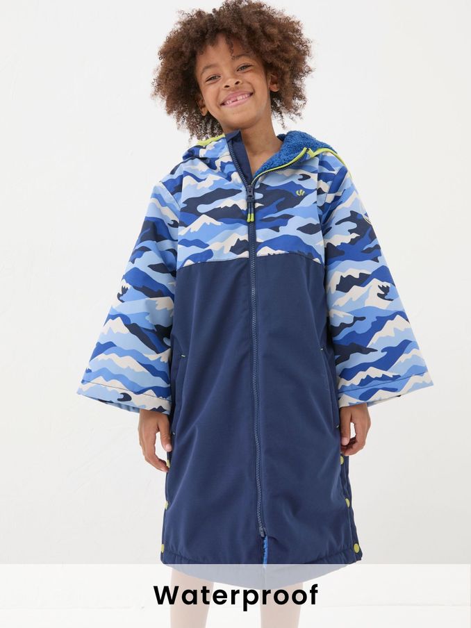 Blue Waterproof Changing Robe (B24113) | £25