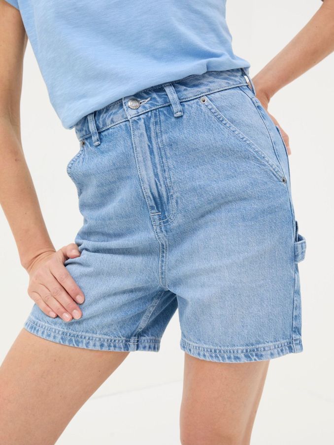 Cali Blue Denim Carpenter Shorts (B25855) | £26