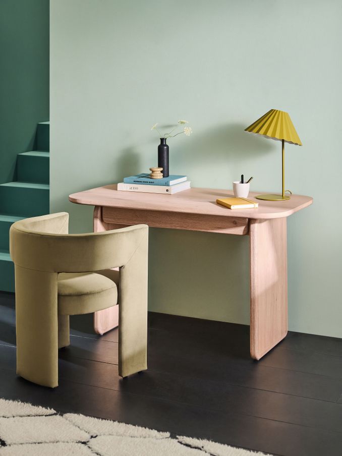 Nyla Desk in White Wash Oak (B26415) | £599