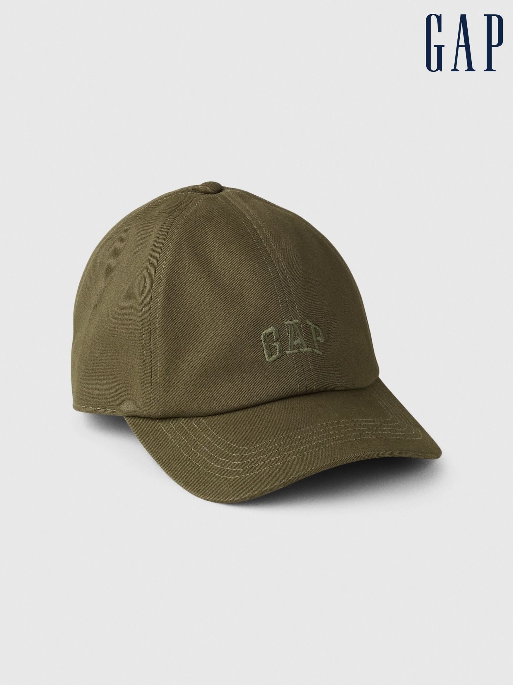 Green Adult Cotton Logo Baseball Hat (B27026) | £15