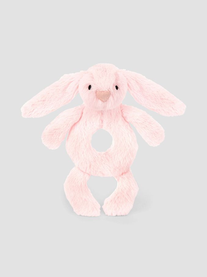 Pink Jellycat Bashful Bunny Ring Rattle (B33305) | £16