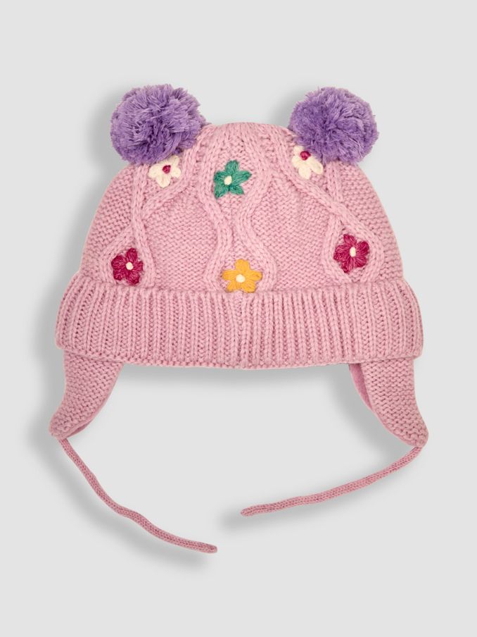 Pink Embroidered Hat (B34704) | £16.50