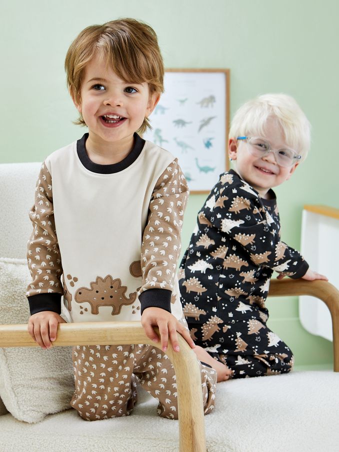 Stone 2-Pack Cotton Pyjamas (B36265) | £29.50