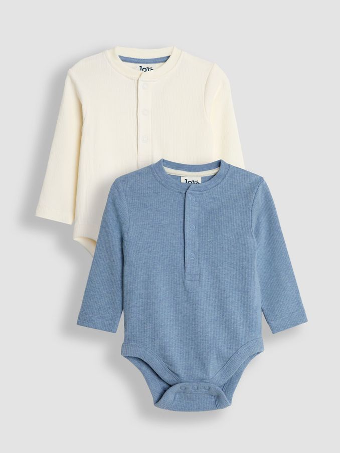Blue Ribbed Bodies 2 Pack (B36334) | £22