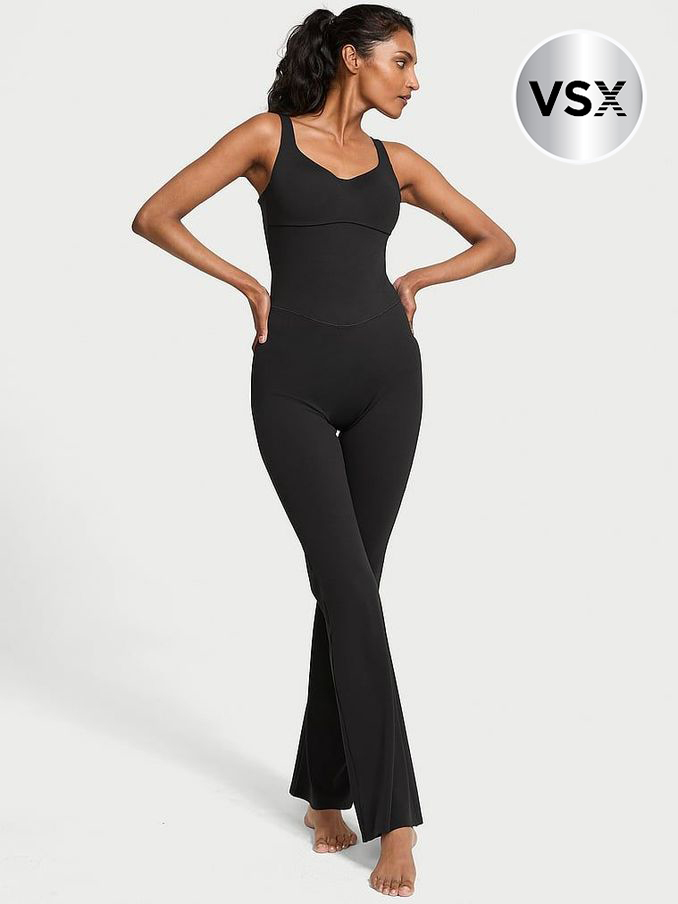 Black Mesh Back Jumpsuit (B37507) | £75