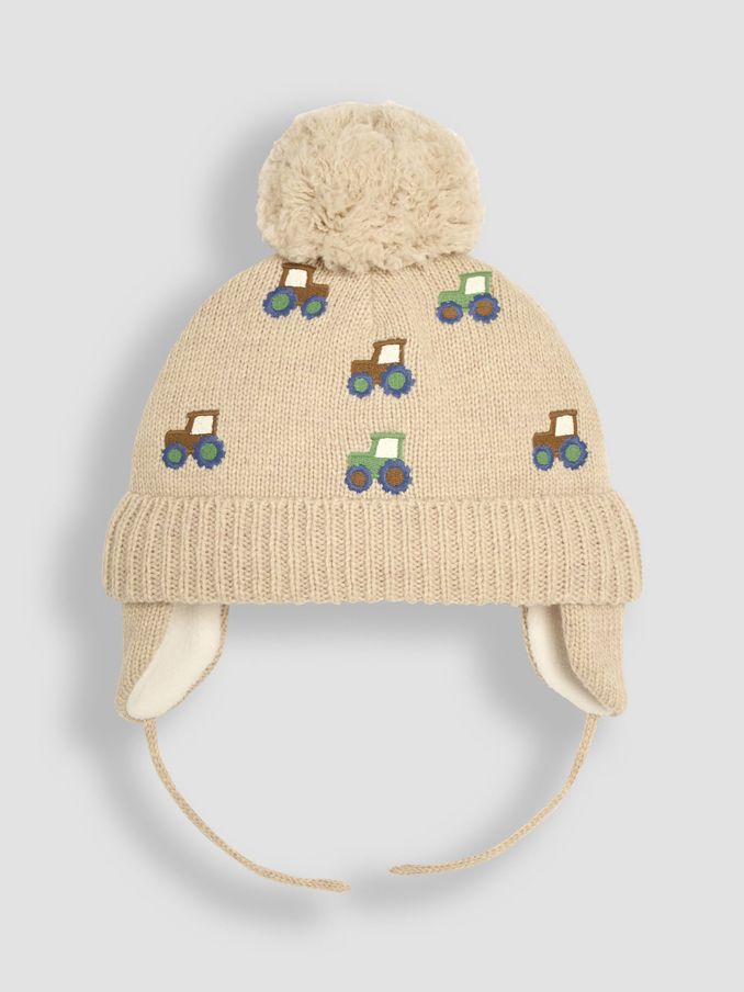 Natural Embroidered Hat (B38306) | £6
