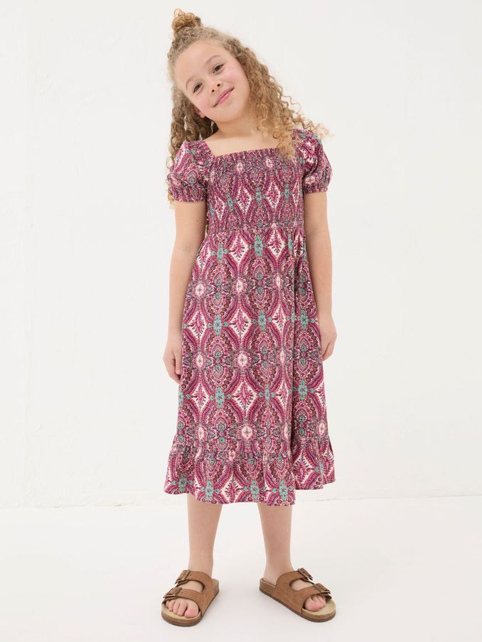 Adele Purple Paisley Midi Dress (B41940) | £16