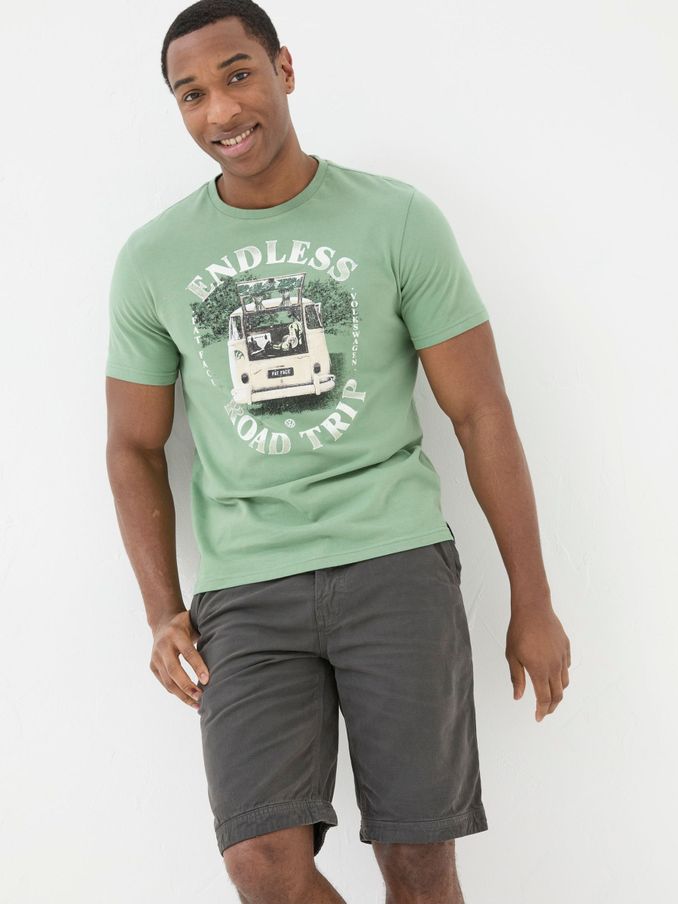 Green VW Endless Road T-Shirt (B42209) | £18