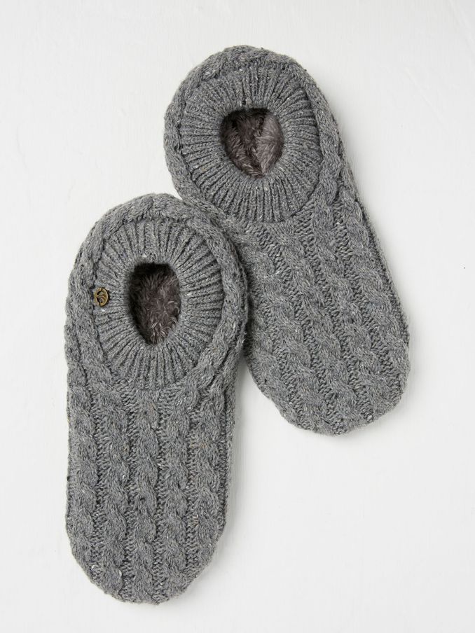 Grey Footsie Bedsocks (B43436) | £7