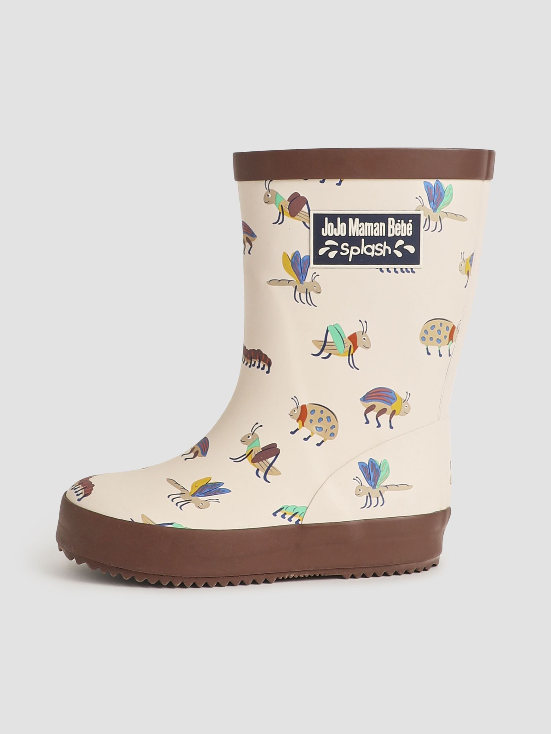 Brown Bug Print Wellies (B44303) | £23.50 - £25.50