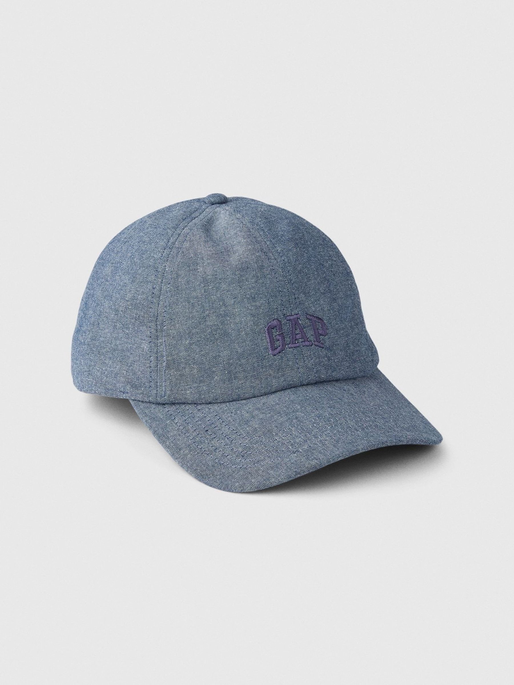 Blue Adult Cotton Logo Baseball Hat (B44659) | £15