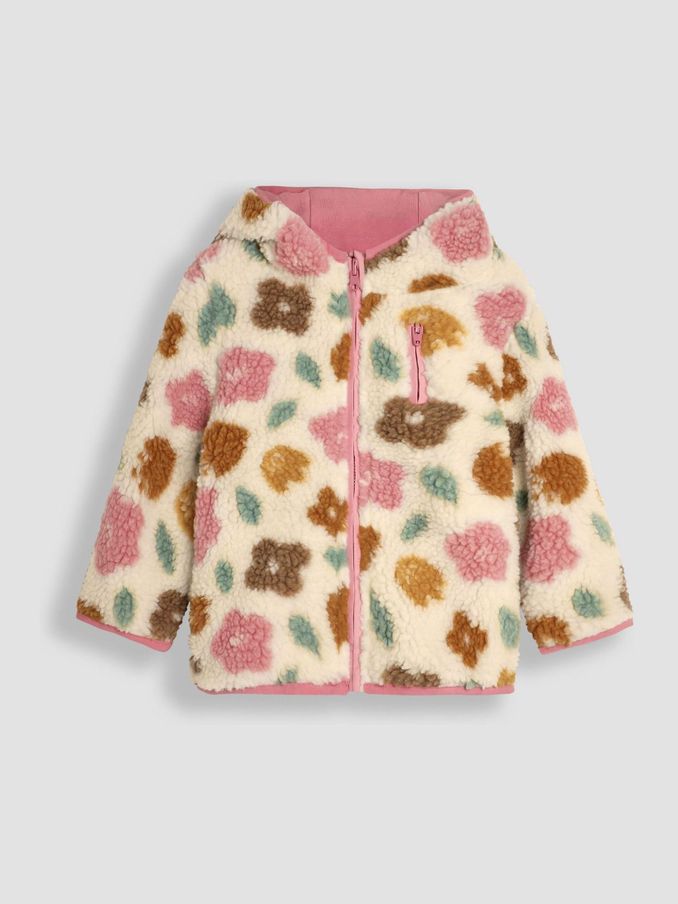Cream Floral Teddy Fleece (B45498) | £12