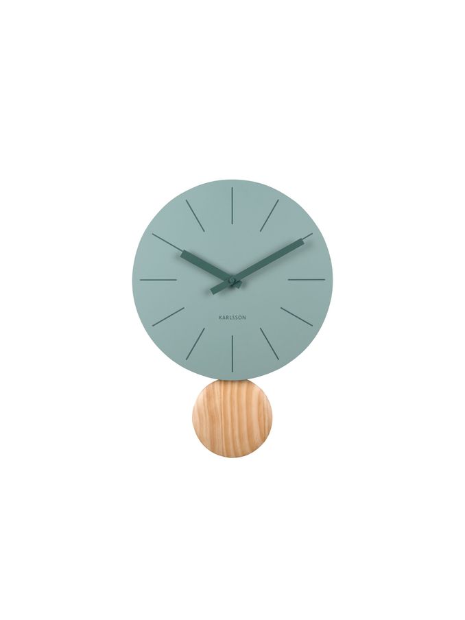 Karlsson Jungle Green Arlo Pendulum Wall Clock (B45733) | £81