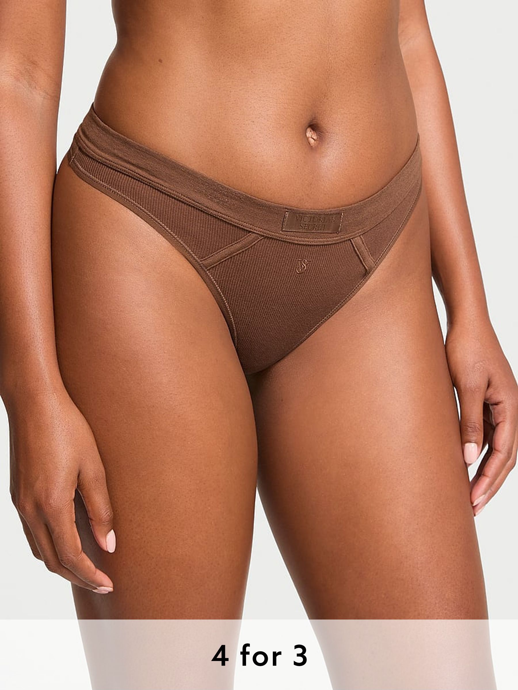 Mousse Nude Thong Knickers (B49496) | £9