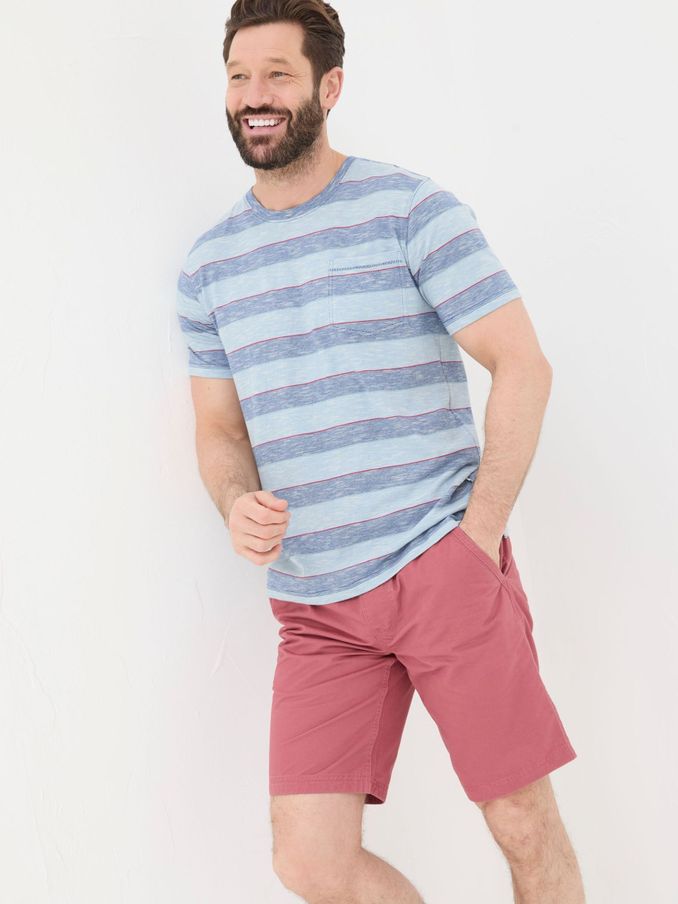 Ferndale Blue Feeder Stripe T-Shirt (B50279) | £18
