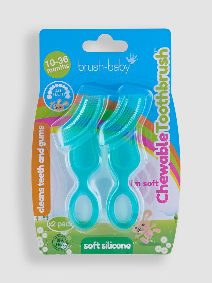 Brush Baby 2-Piece Chewable Toothbrushes (B51255) | £5