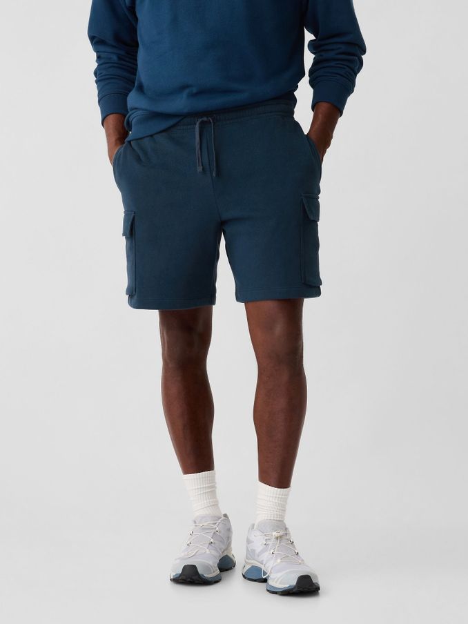 Blue Sweat Cargo Shorts (B54847) | £16