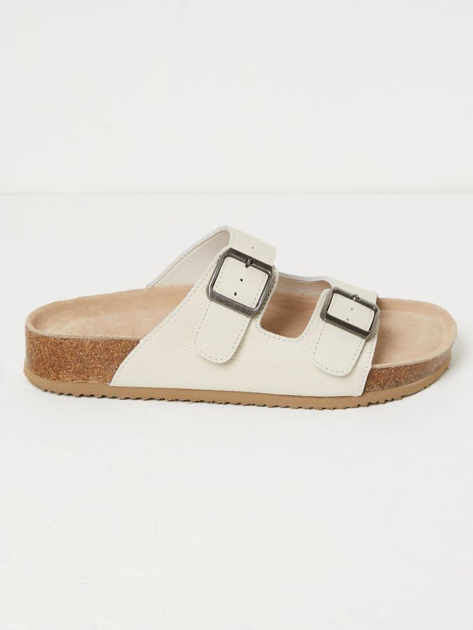 Meldon White Footbed Sandals (B55352) | £23