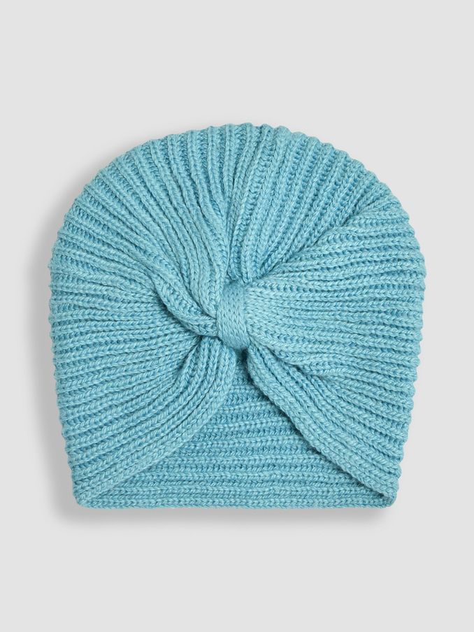 Duck Egg Knitted Turban (B55849) | £9.50