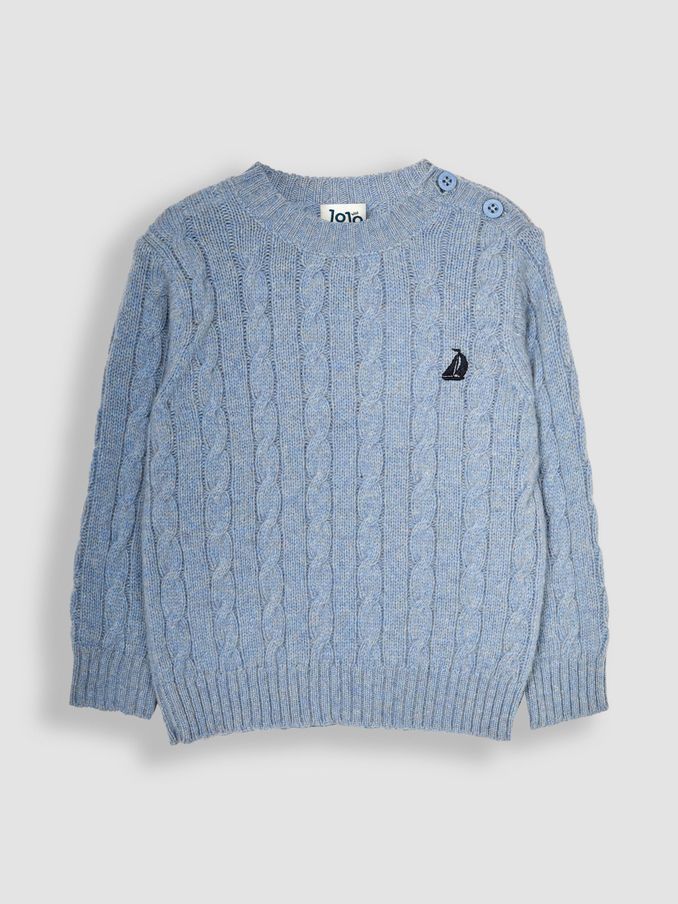 Blue Cable Jumper (B56076) | £14