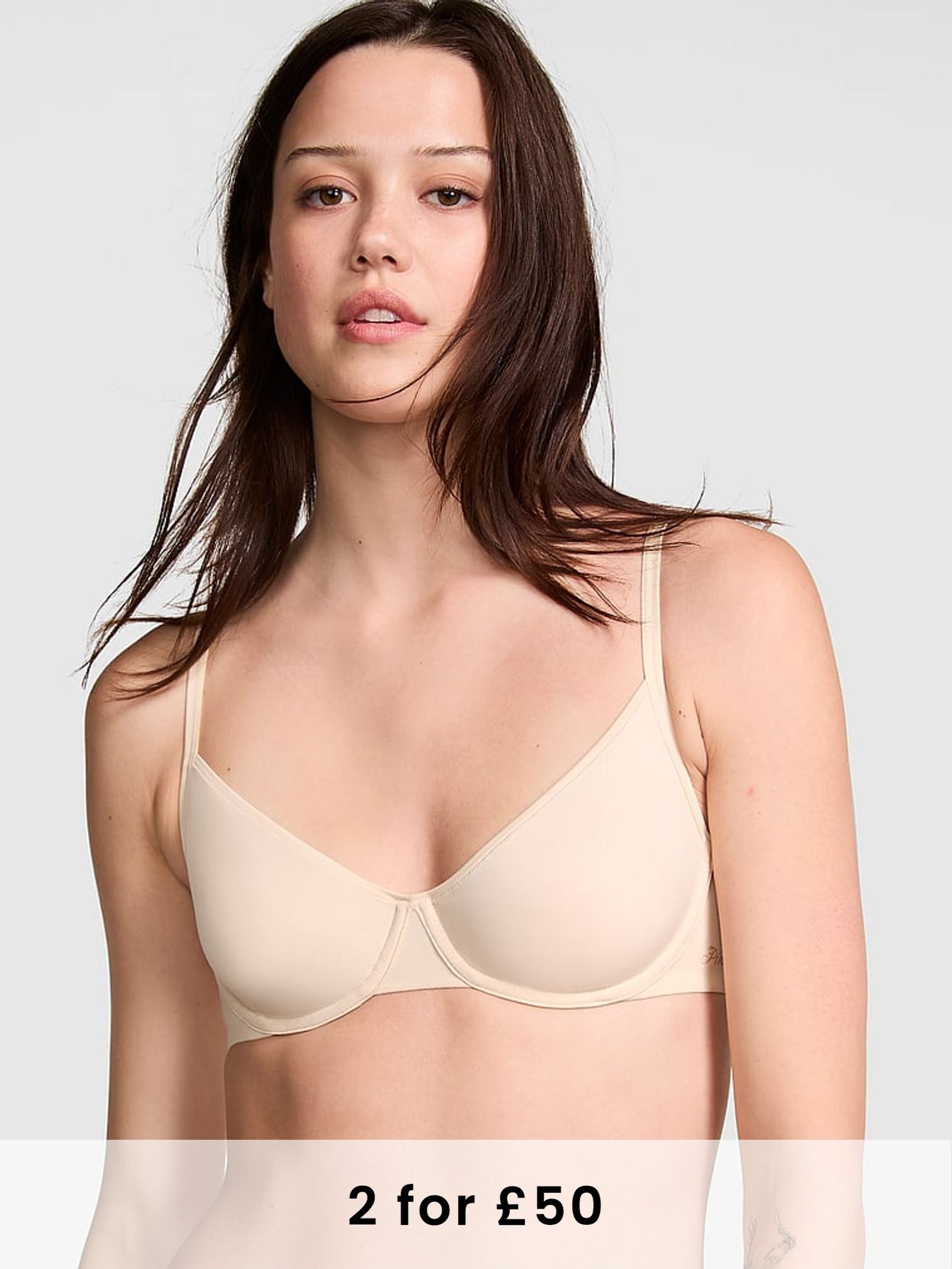 Nude Marzipan Soft Stretch Unlined Scoop Bra (B59876) | £25