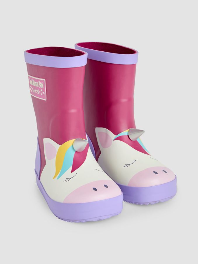 Pink Unicorn Wellies (B60457) | £23.50 - £25.50