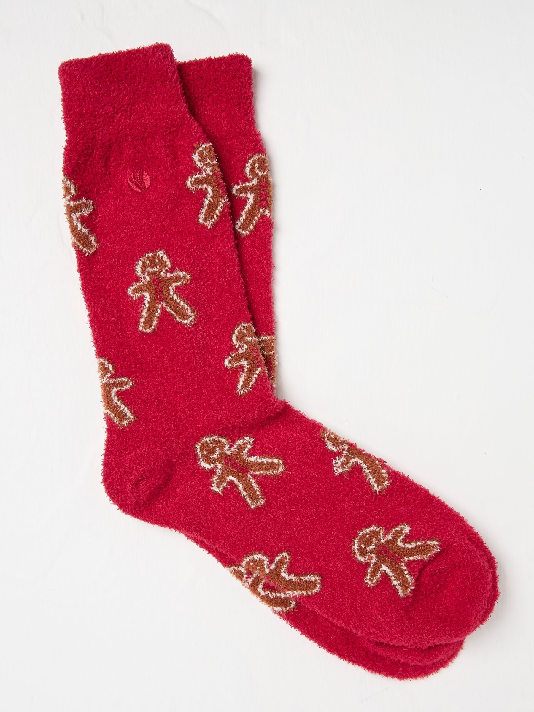 Red M Gingerbread Cosy Socks (B61494) | £6