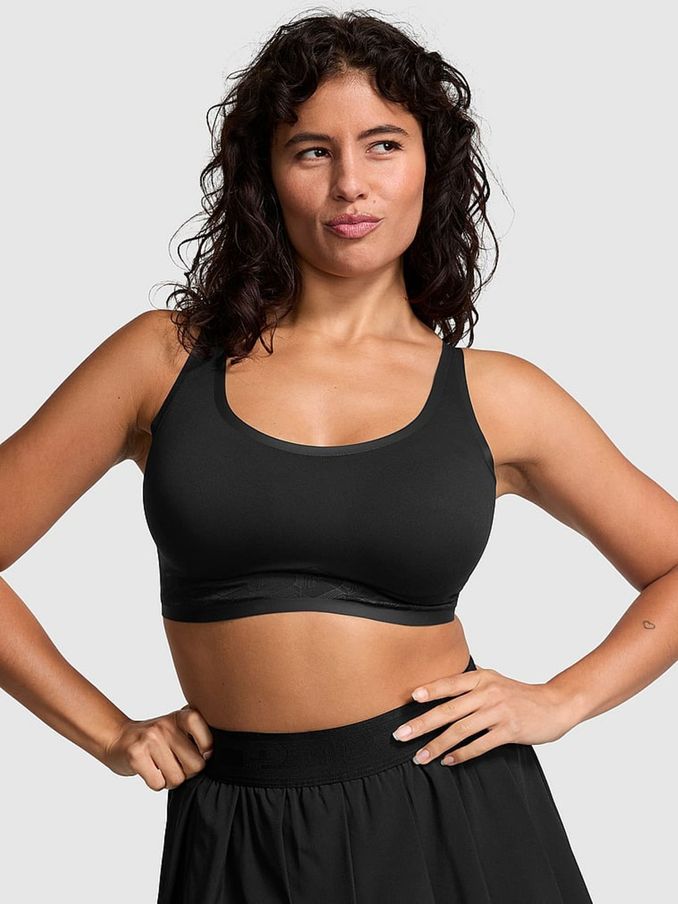 Black Relay Scoop Sports Bra (B62596) | £29