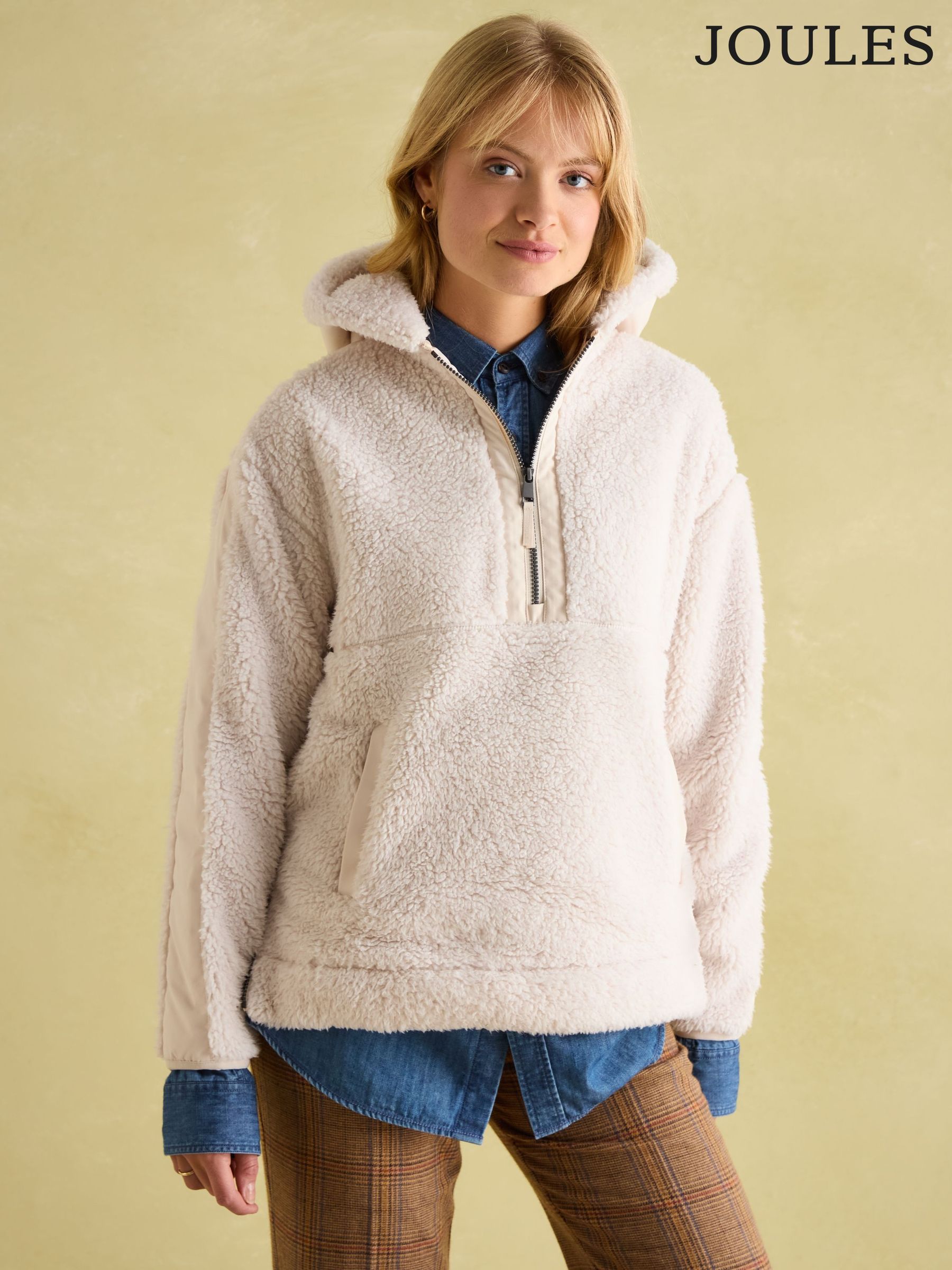 Tilly Cream Hooded Fleece (B63151) | £69.95