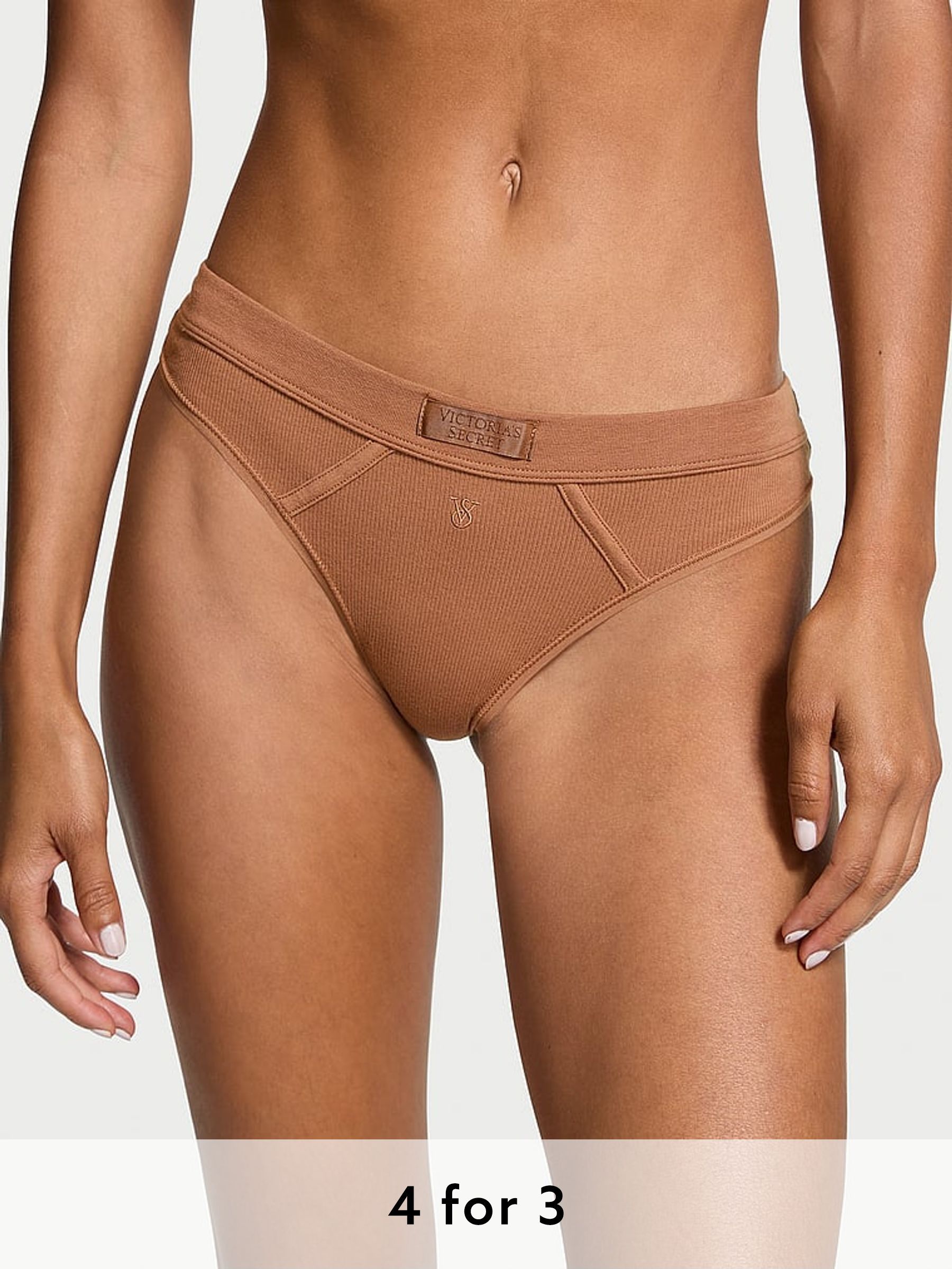 Caramel Nude Thong Knickers (B63707) | £9