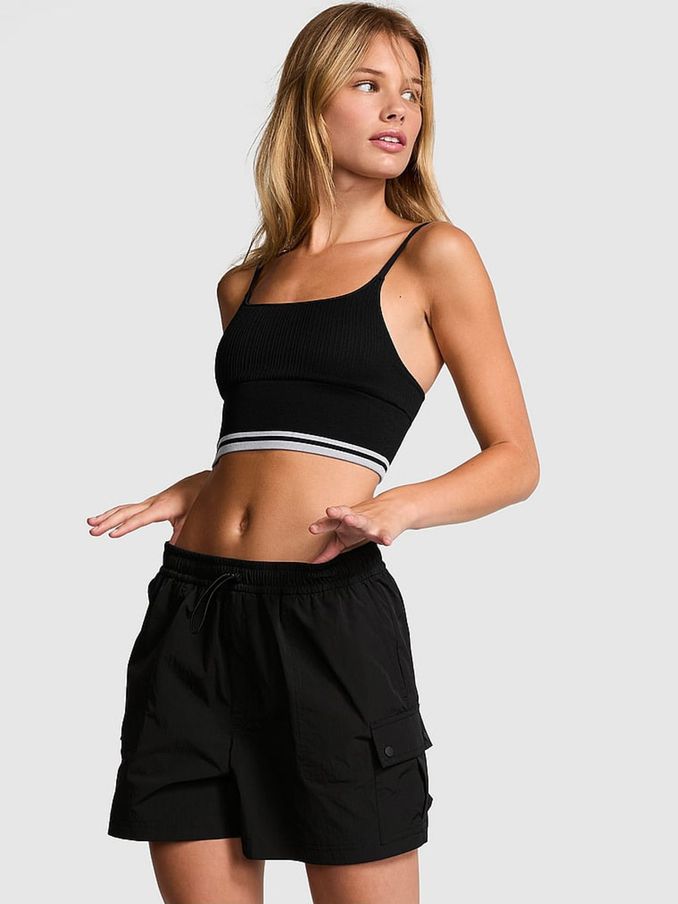 Black Parachute Cargo Shorts (B63719) | £17