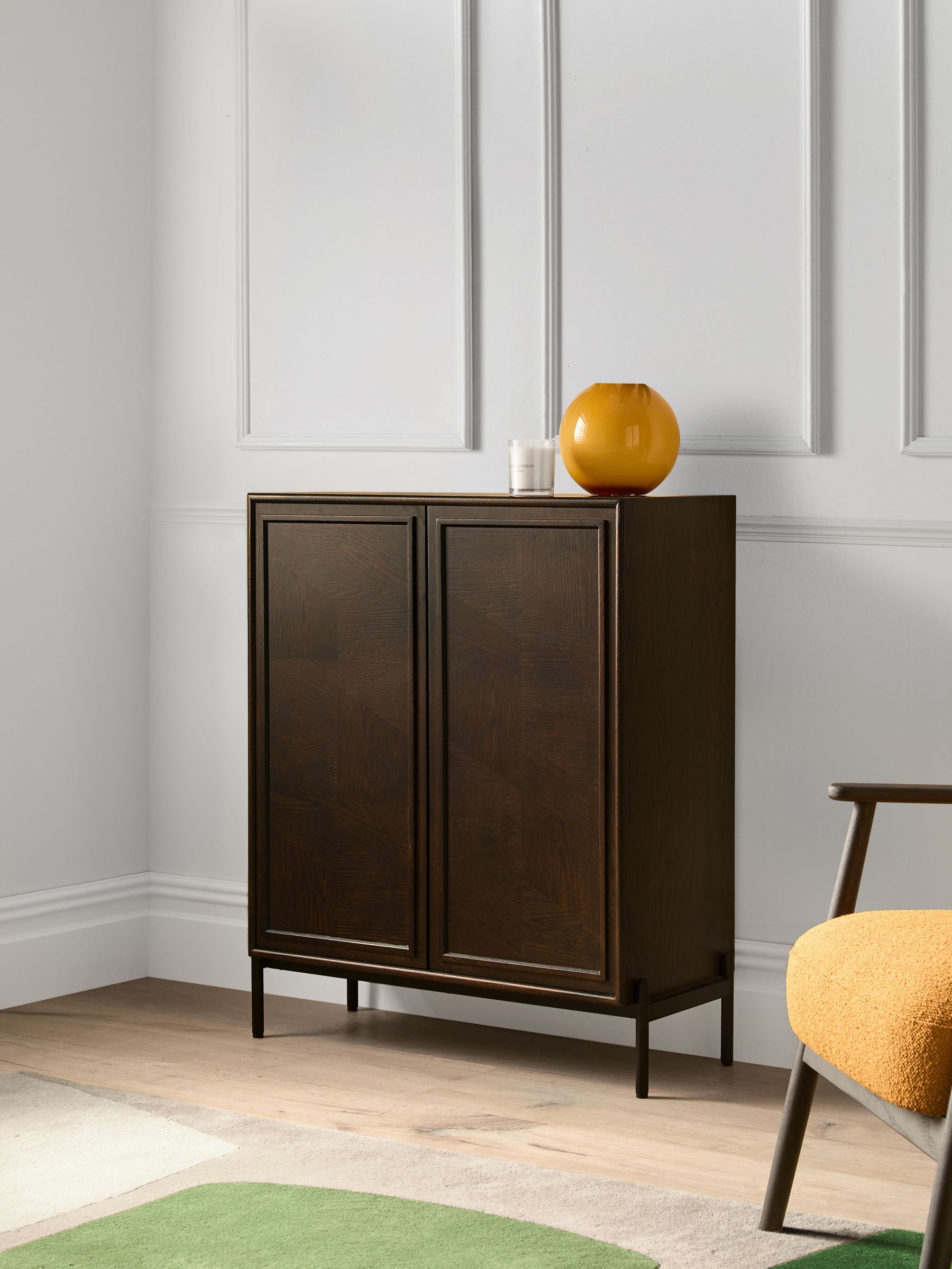 Jasper Conran London Dark Oak Aden Small Sideboard (B64757) | £699