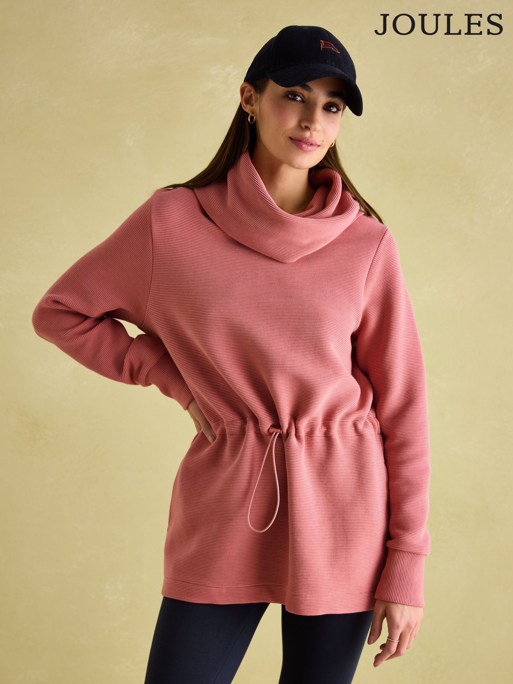 Willow Pink Cowl Neck Sweatshirt (B67089) | £64.95