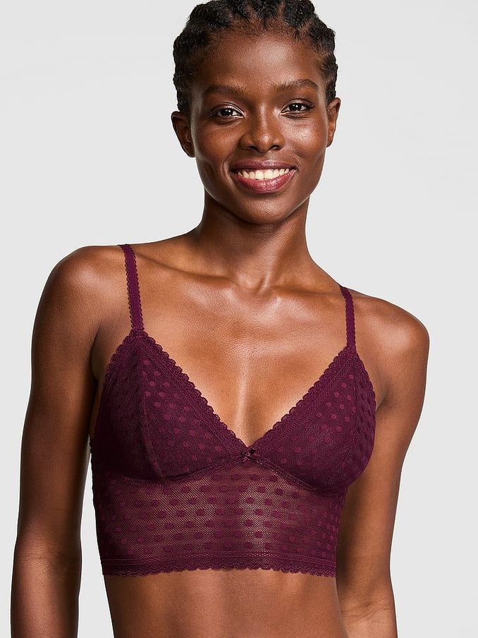 Purple Rose Dainty Dot Lace Bralette (B67780) | £19