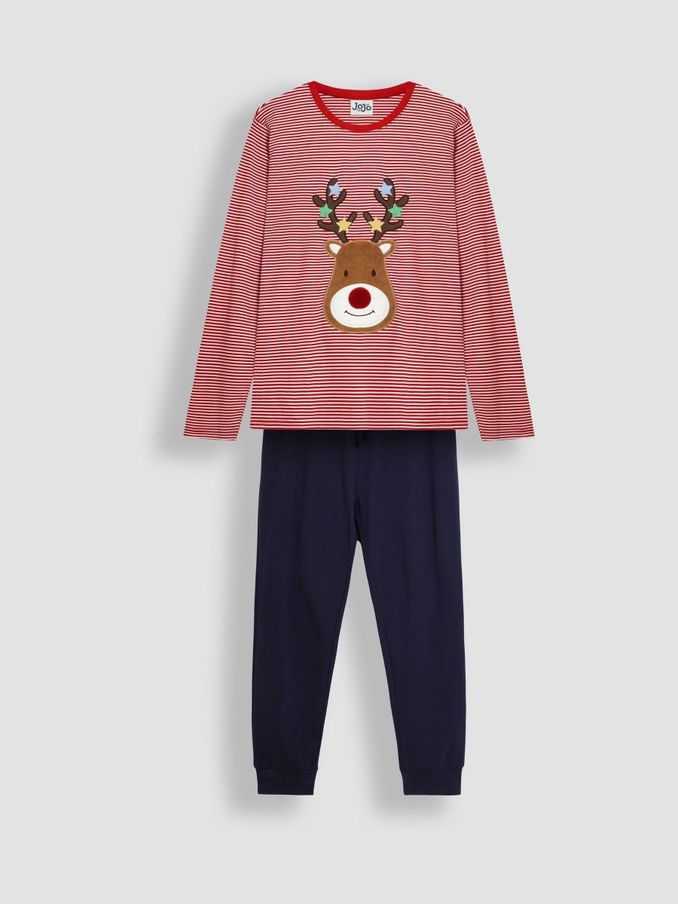 Red Mens Reindeer Pyjamas Set (B69405) | £39.50