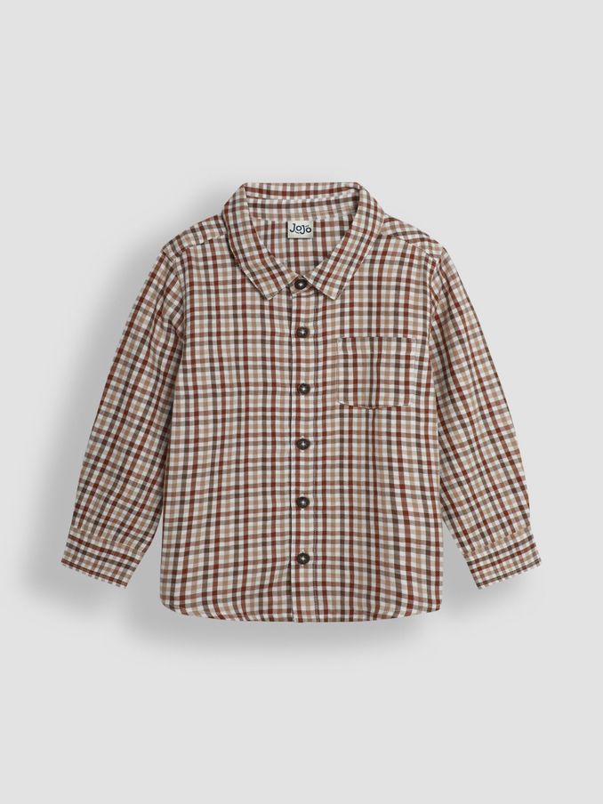 Brown Tattersall Shirt (B73448) | £23