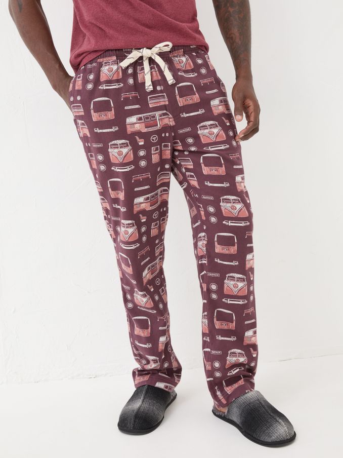 Dark Red VW Print Pyjama Bottoms (B74794) | £22