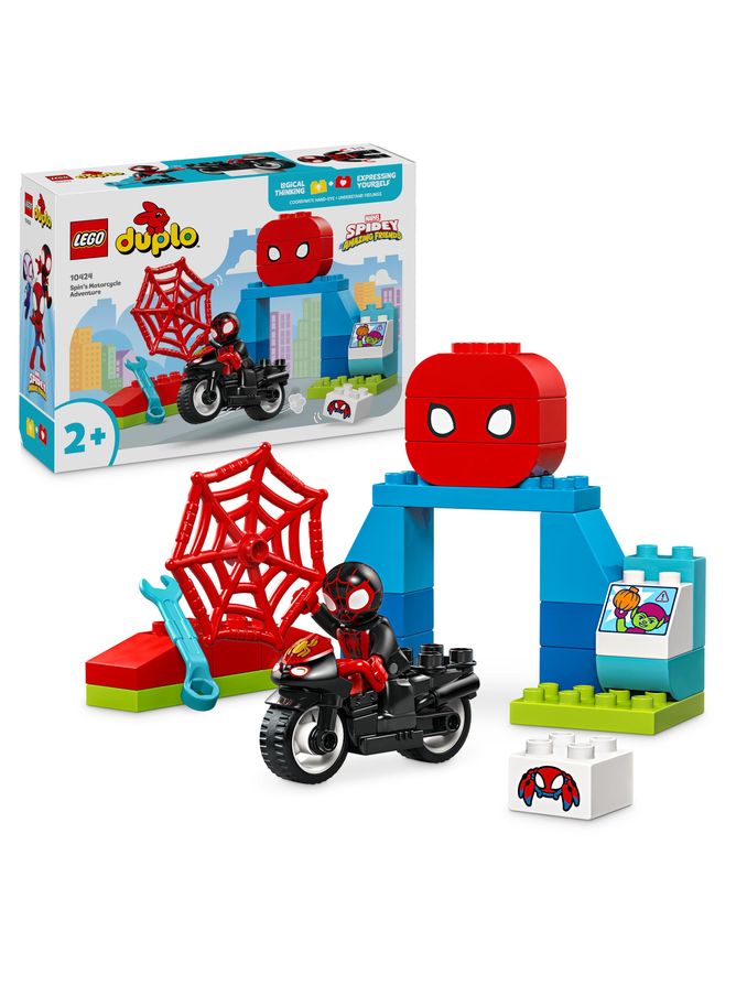LEGO DUPLO Marvel Spins Motorcycle Adventure Set (B79179) | £18