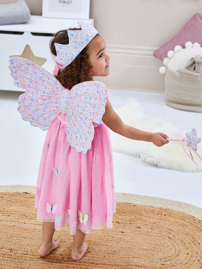 Ditsy Ditsy Print Fairy Wing, Crown & Wand Set (B79223) | £26