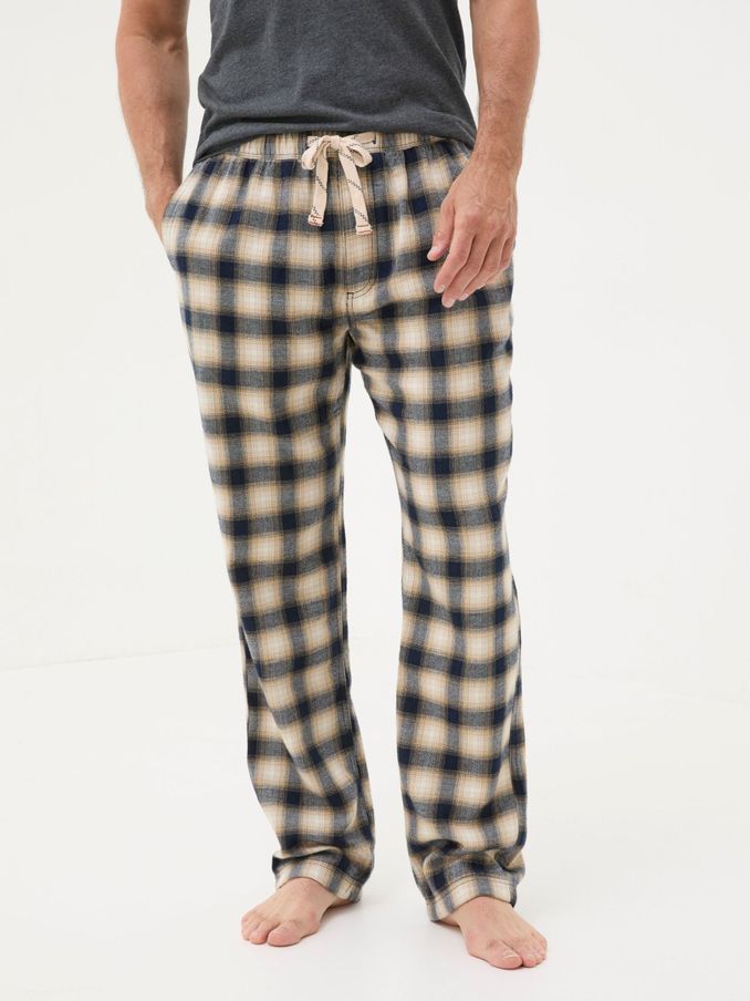 Bosham Natural Check Pyjama Bottoms (B79384) | £22