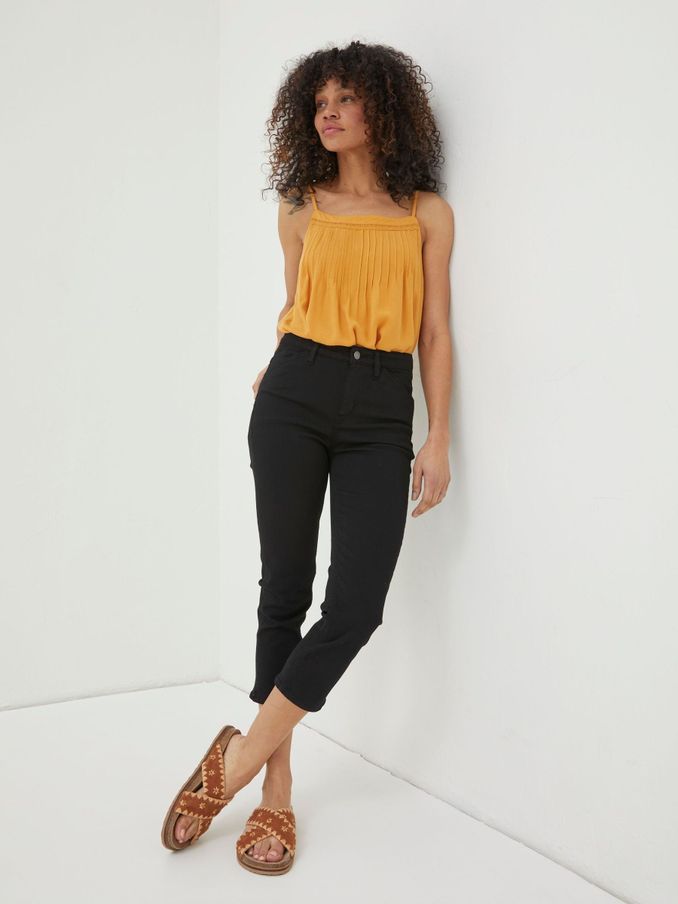 Black Sway Capri Jeans (B7T907) | £28