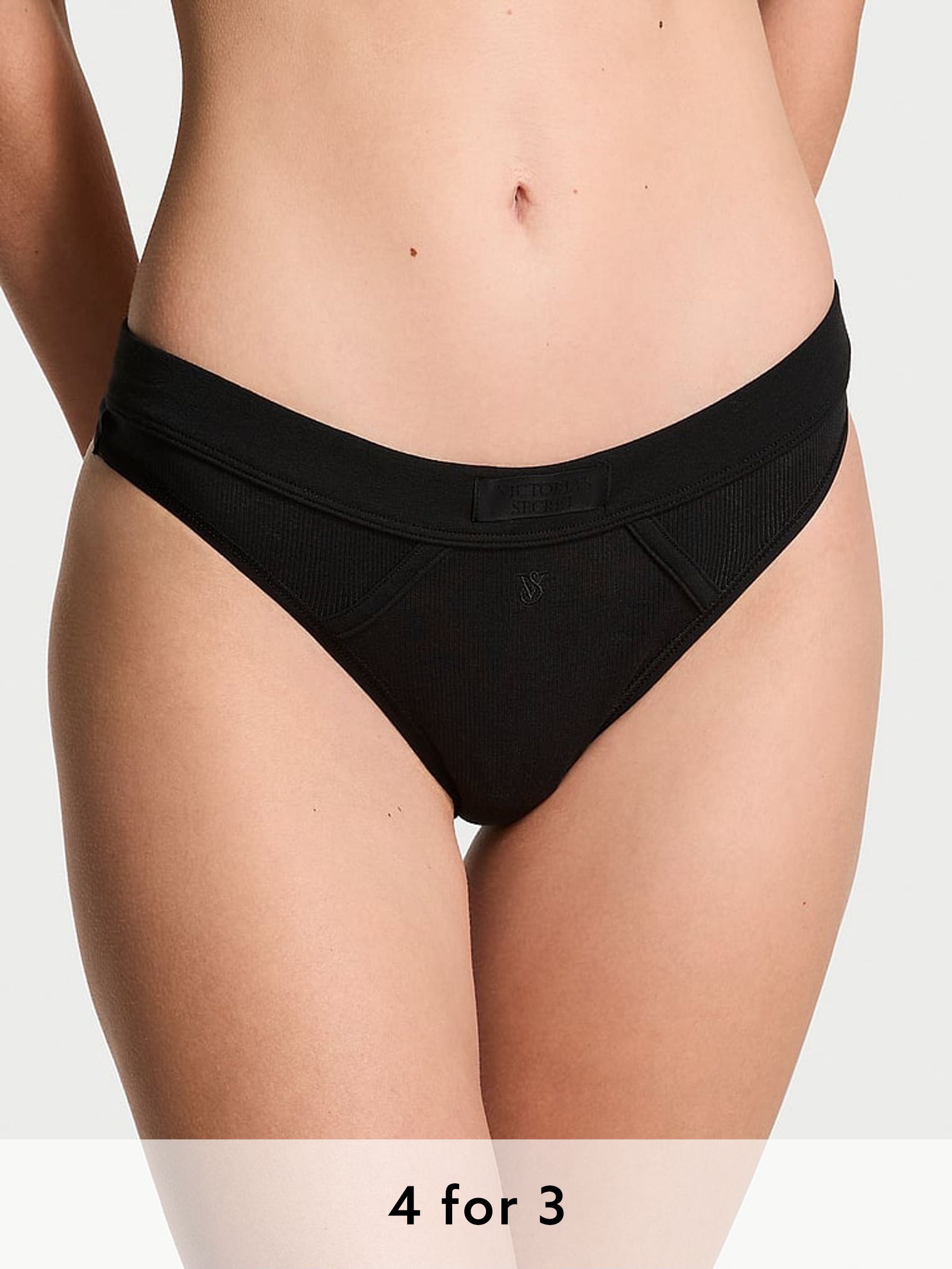 Black Thong Knickers (B81935) | £9