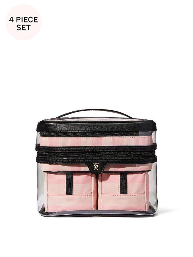 Iconic Stripe Pink 4 in 1 Makeup Bag (B83079) | £45