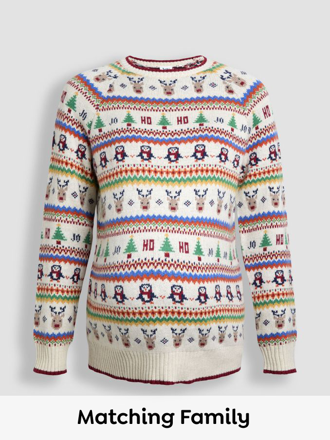 Ecru Christmas Jumper (B84410) | £18