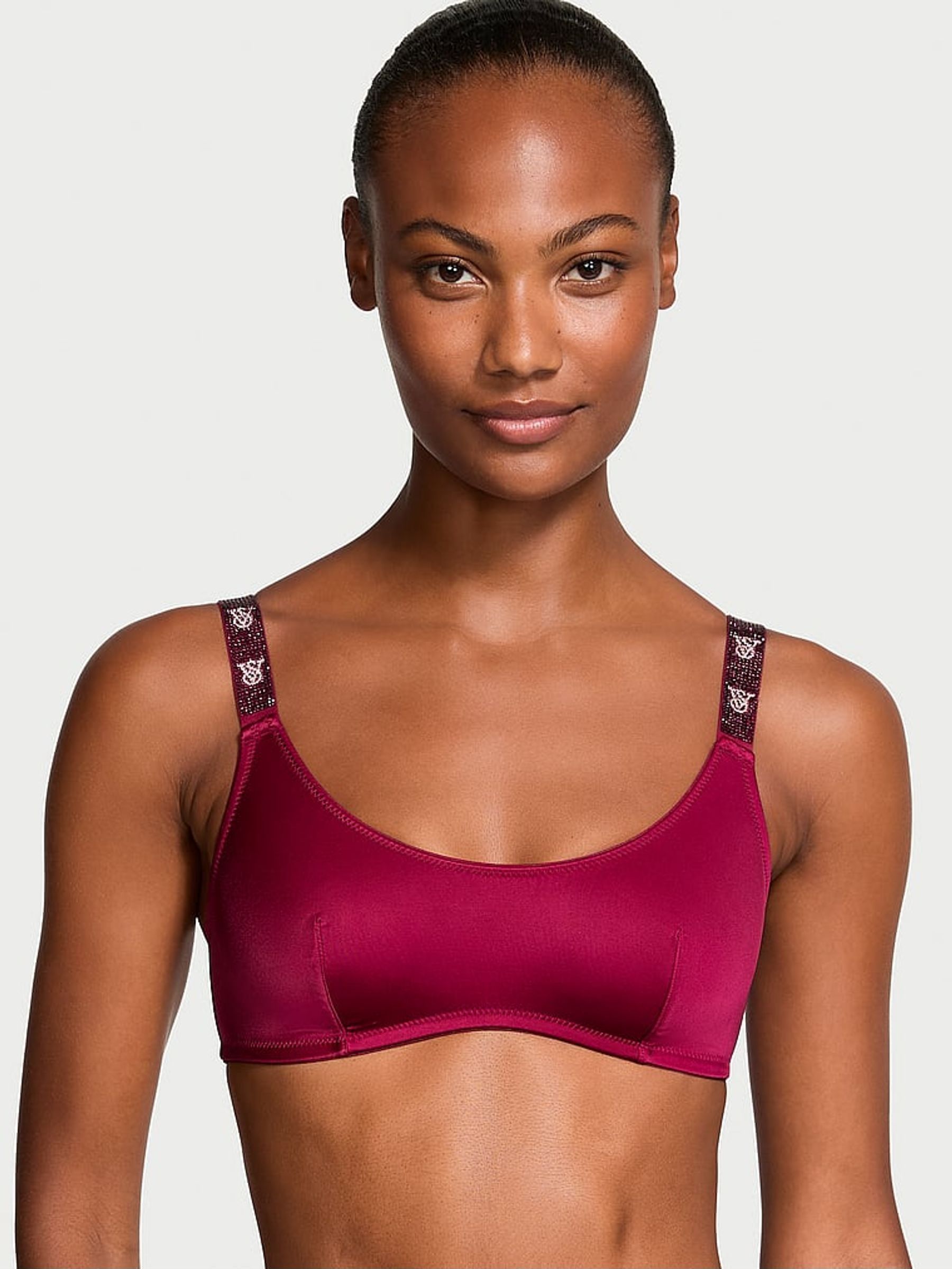 Campari Red Shine Strap Bralette (B85428) | £29